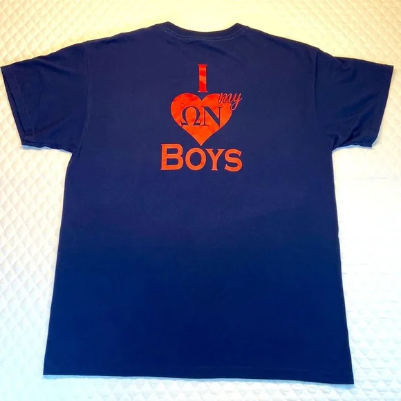 Jerzees Tops Jerzees Omega Nu I Love My Omega Nu Boys T Shirt
